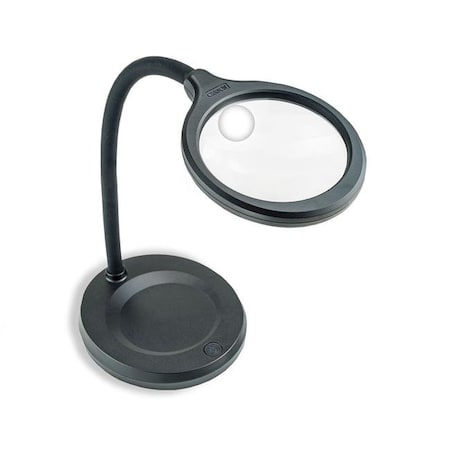 MARSON Carson LM-30 DeskBrite300 COB LED Lighted 2X Aspheric Magnifier & Desk Lamp with 5X Spot Lens LM-30